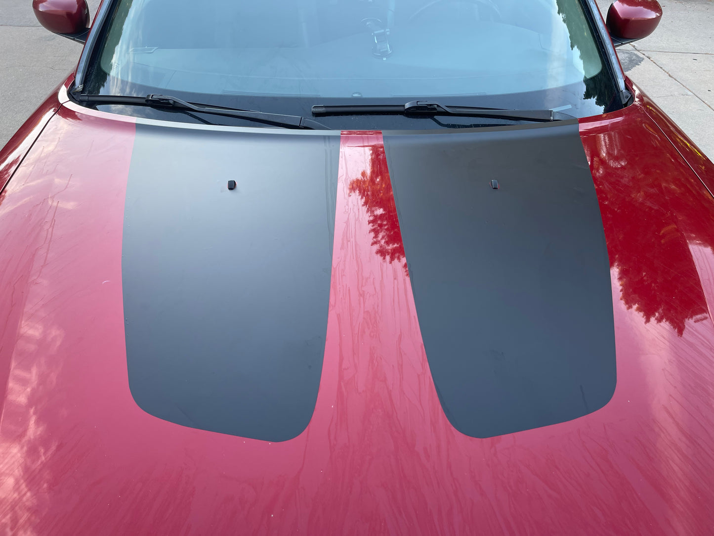 2007-2014 Dodge charger hood split decal kit