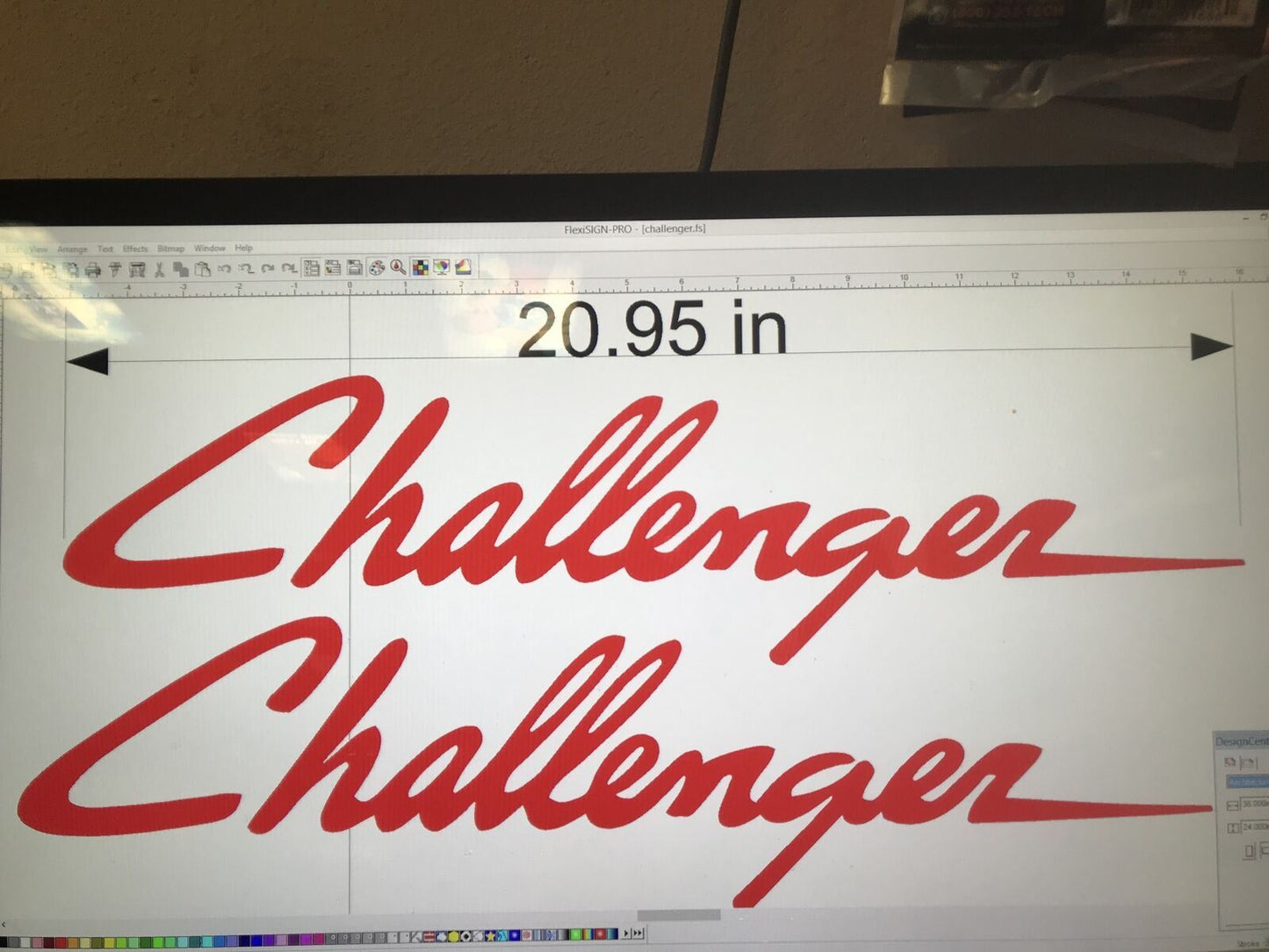 Dodge Challenger Decal