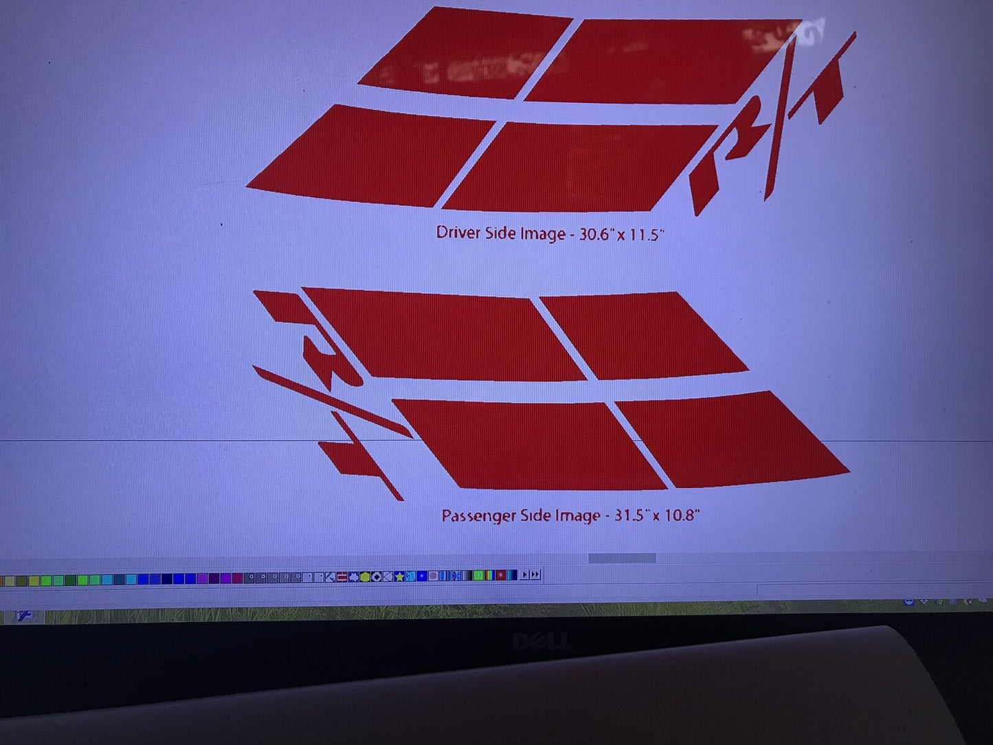 R/t side decals fits various cars