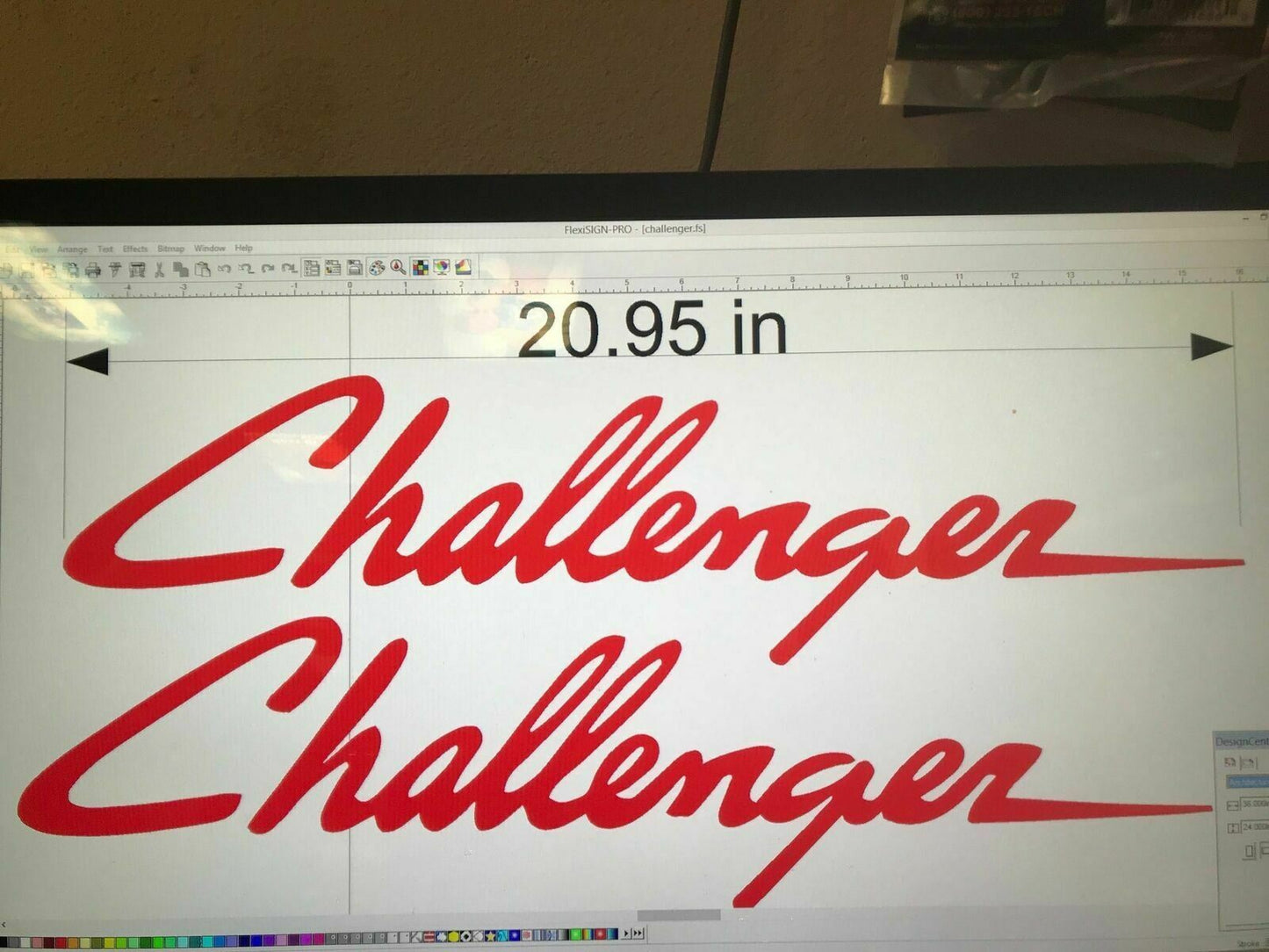 dodge challenger decal various colors