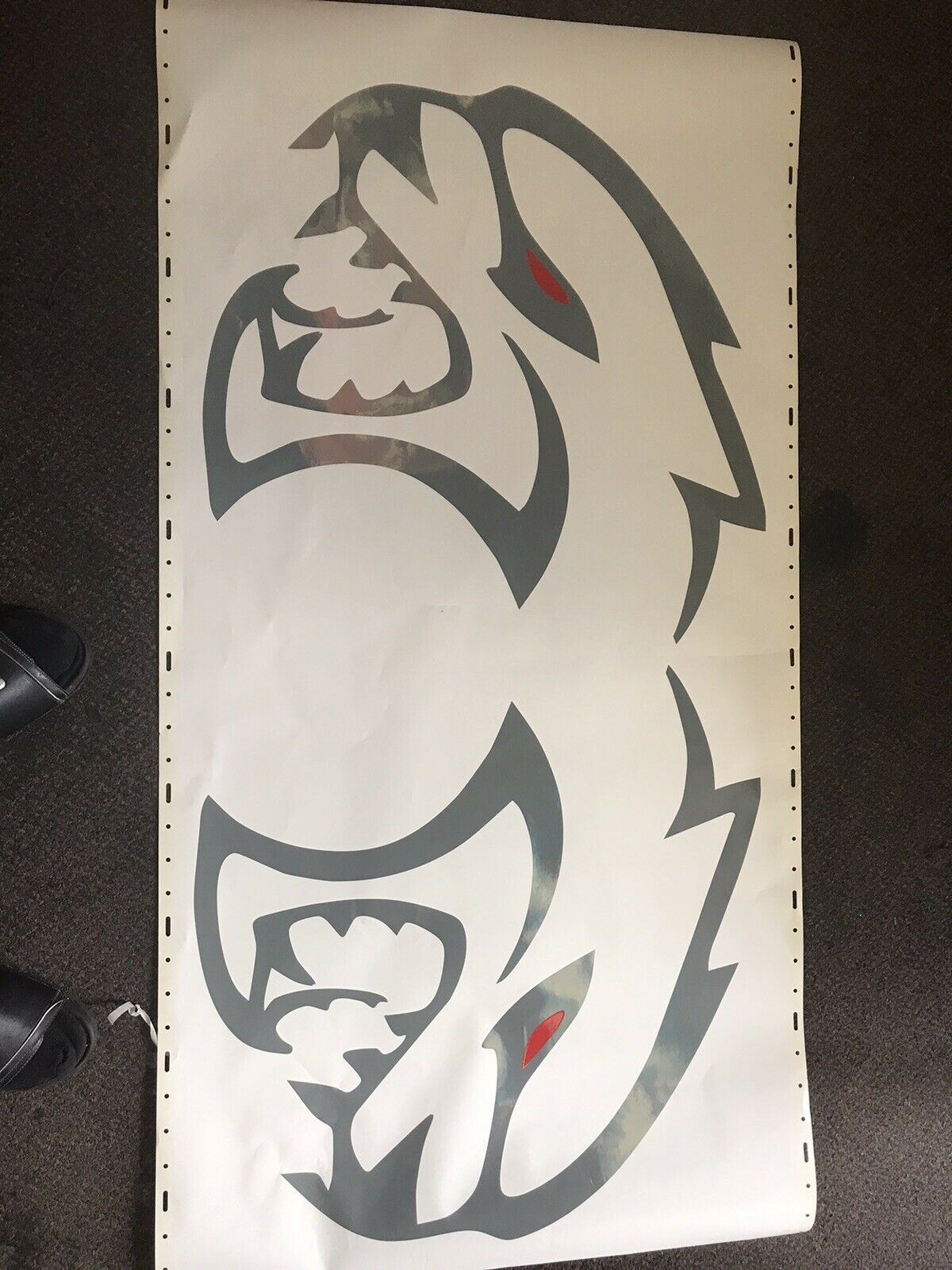 Cj3 vinyl Hellcat Decal