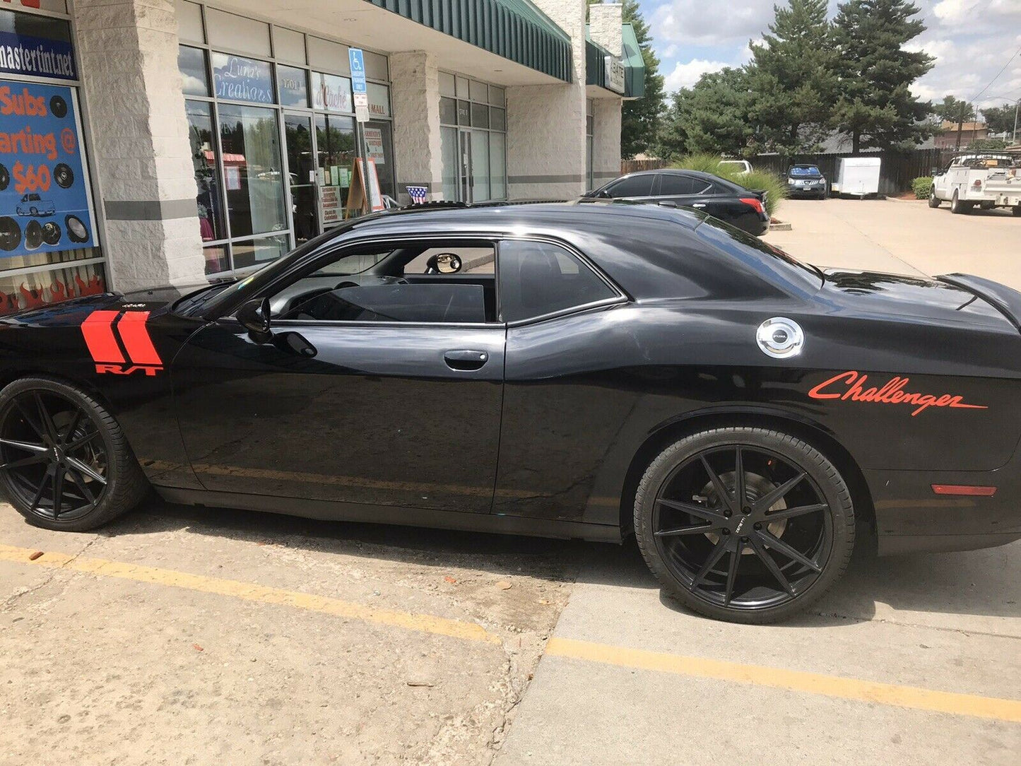 Dodge Challenger mopar hemi Side Graphics Hash Mark Srt