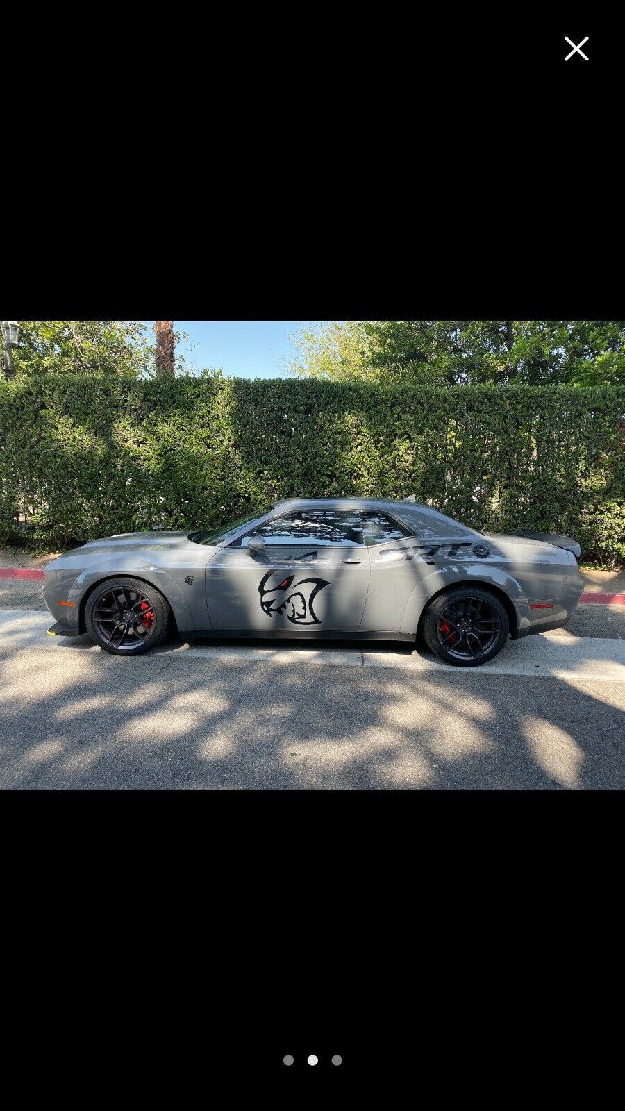 SRT Vinyl Decal Kit for Dodge Challenger Charger Hellcat Side Fender Diecut