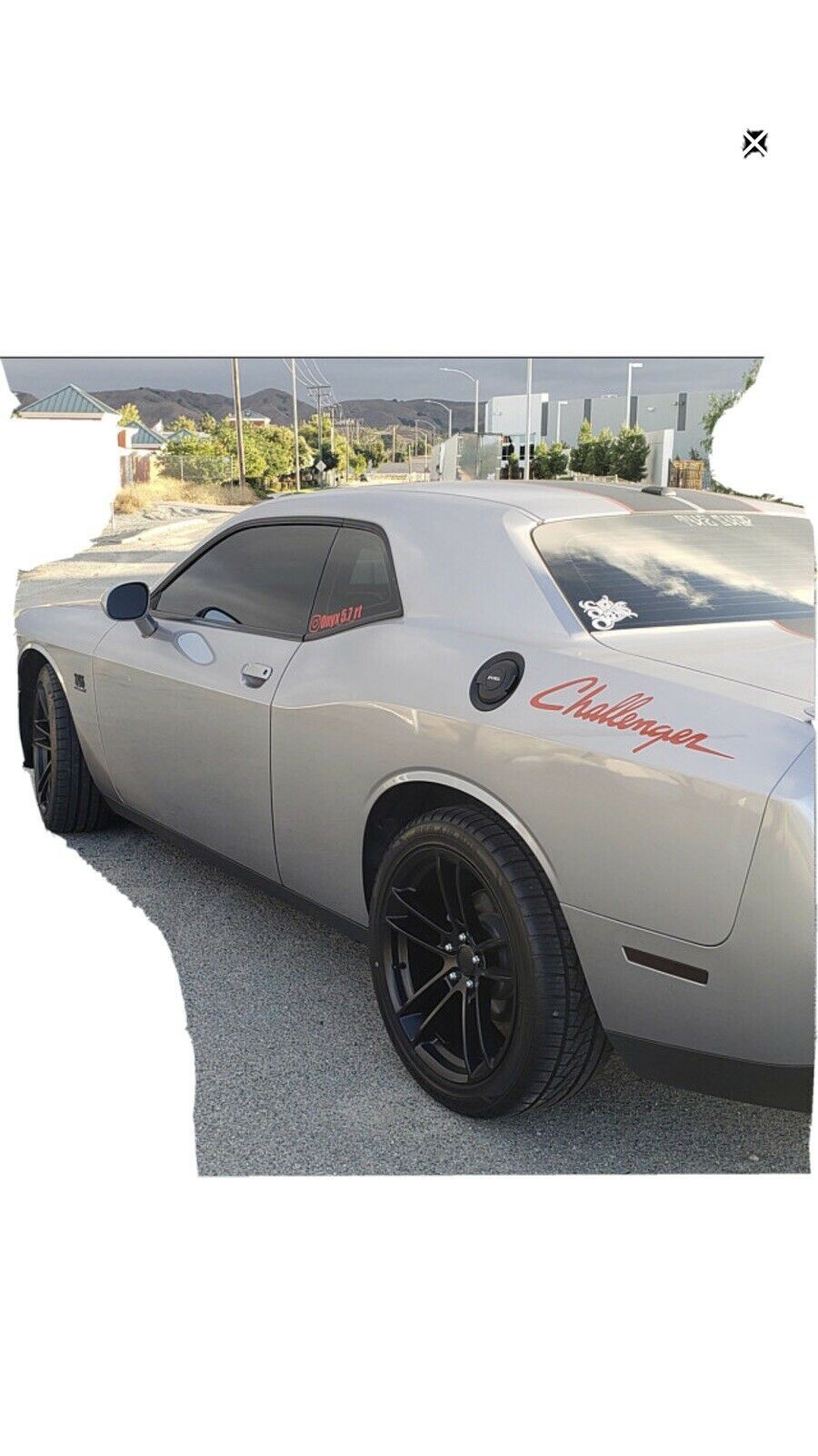Vinyl Decal Fits Challenger Dodge Mopar Stickers Racing Stripes Unofficial Pair