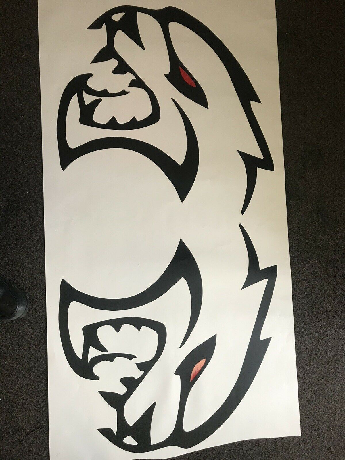 Side Vinyl Decals Stickers Graphics Stripe- Dodge Challenger Hellcat