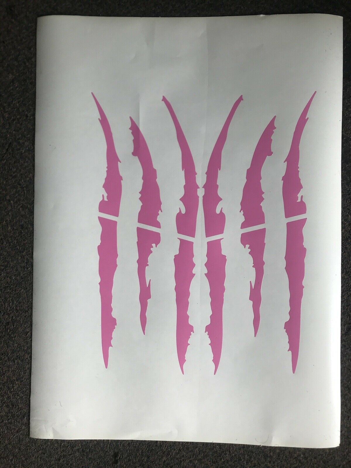 2X Claw Dodge Challenger Charger Diecut Vinyl Decal Sticker “inbox Color”