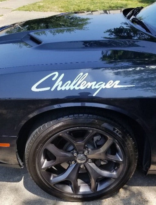 Vinyl Decal Fits Challenger Dodge Mopar Stickers Racing Stripes (Unofficial)
