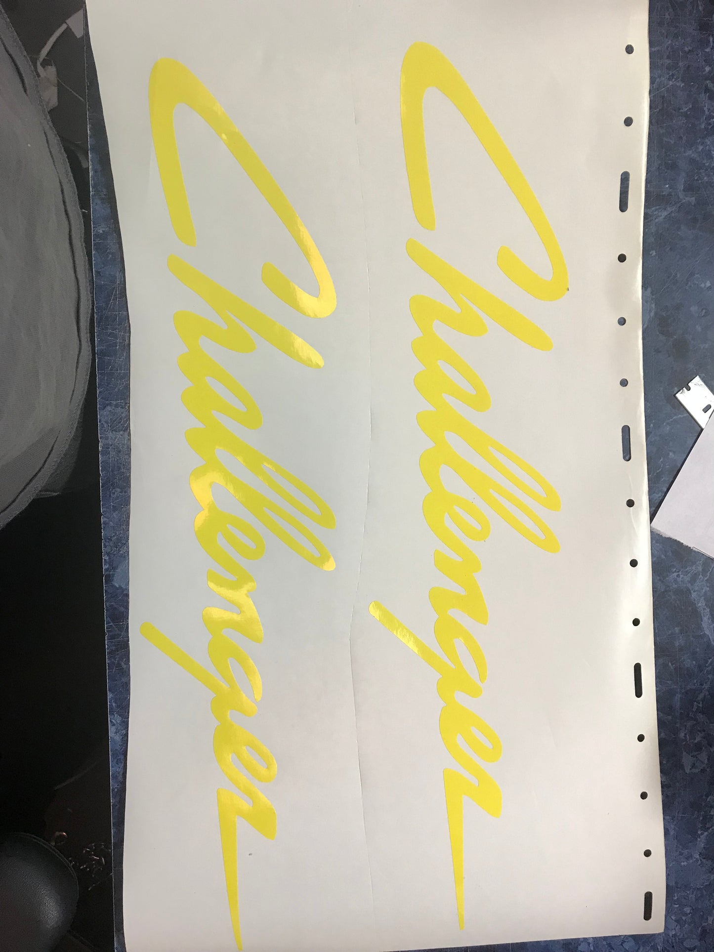 Cj3 Challenger Decal Dodge Mopar Side Stickers Racing Stripes Set of 2 Car Graphics (unofficial)