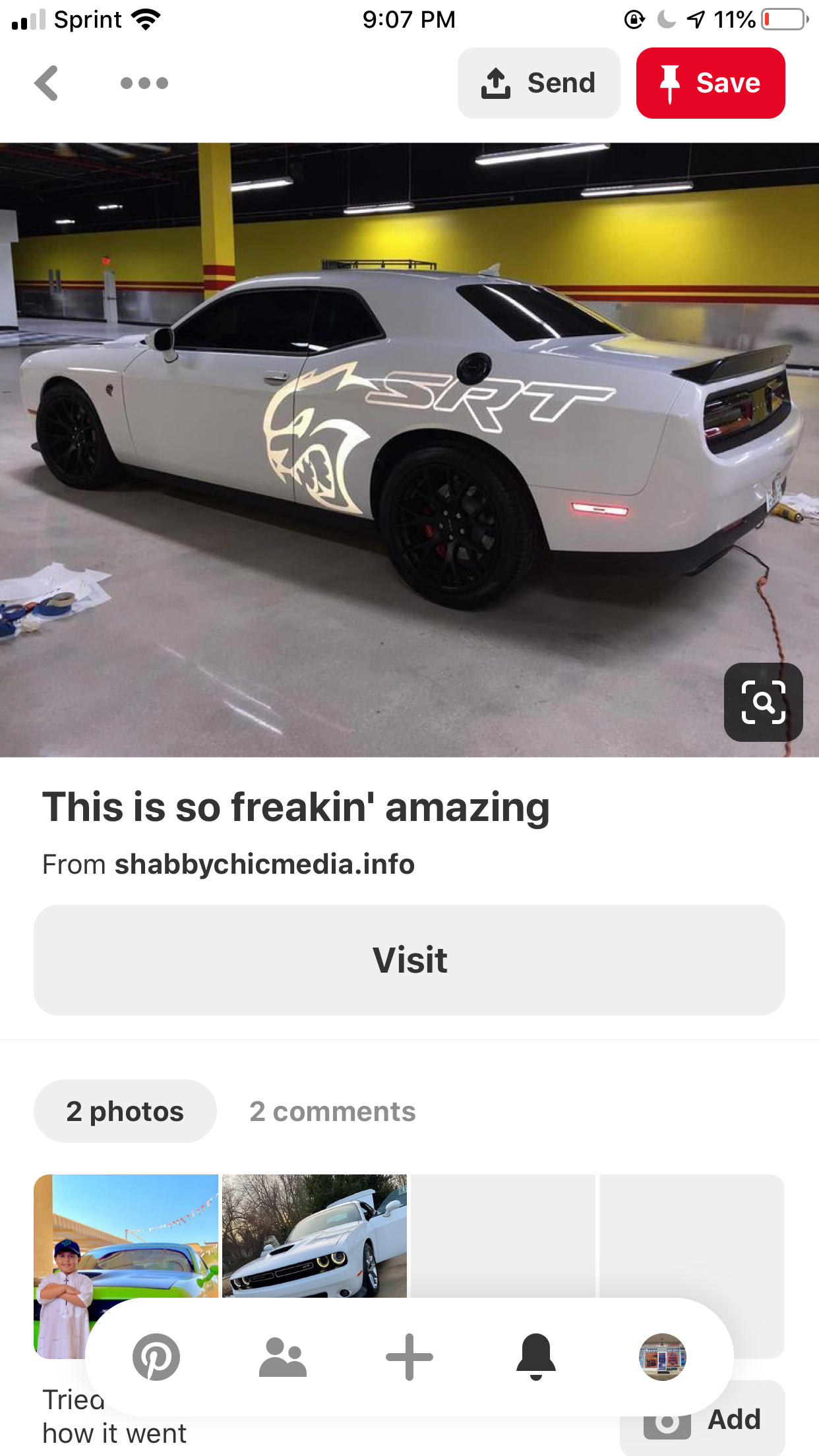 Hellcat Srt decal