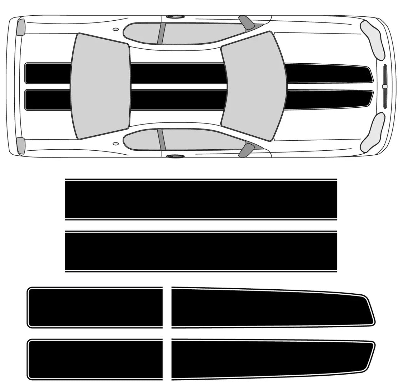 Monte Carlo rally stripes