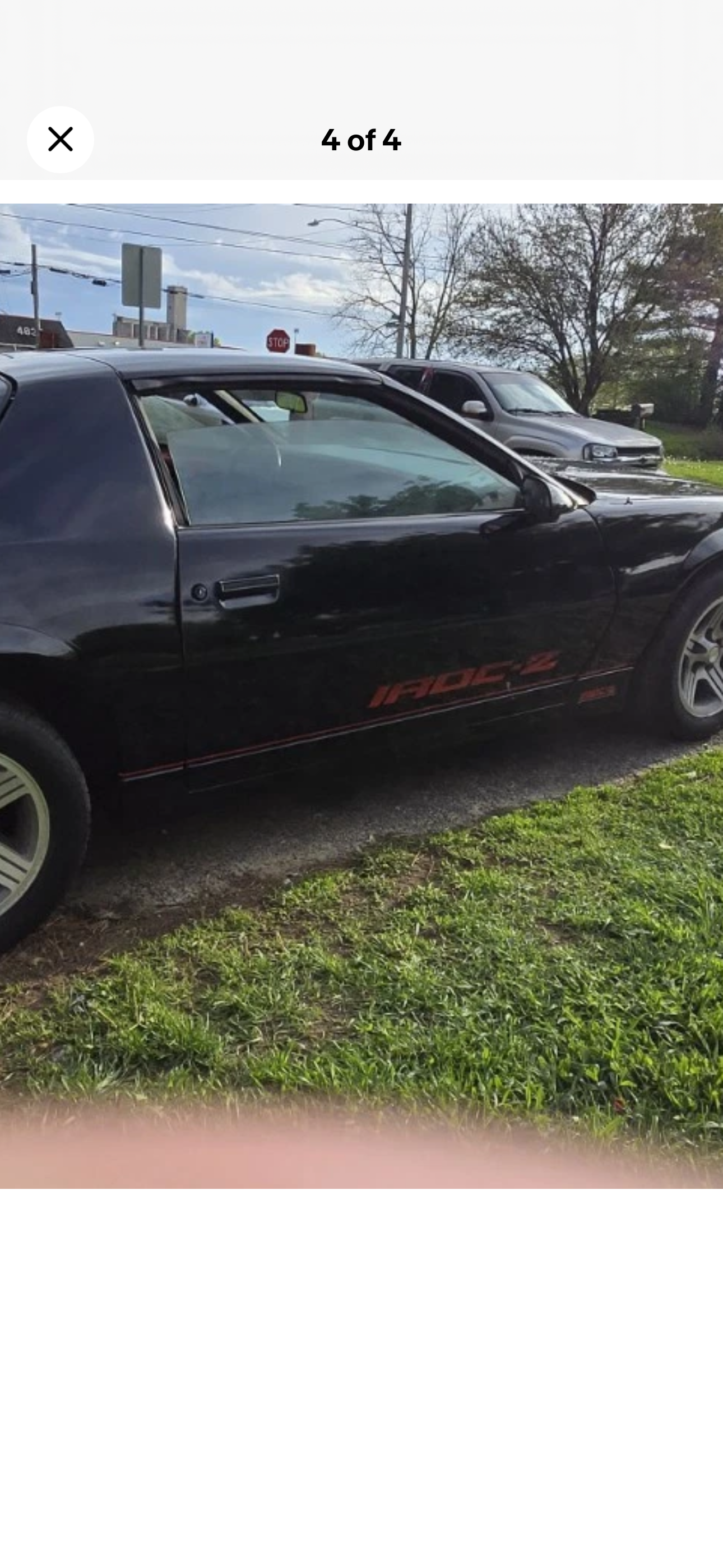 1985-1990 IROC Z DOOR DECALS - SET OF 2  CAMARO, Z 28 Solid Or Stripes