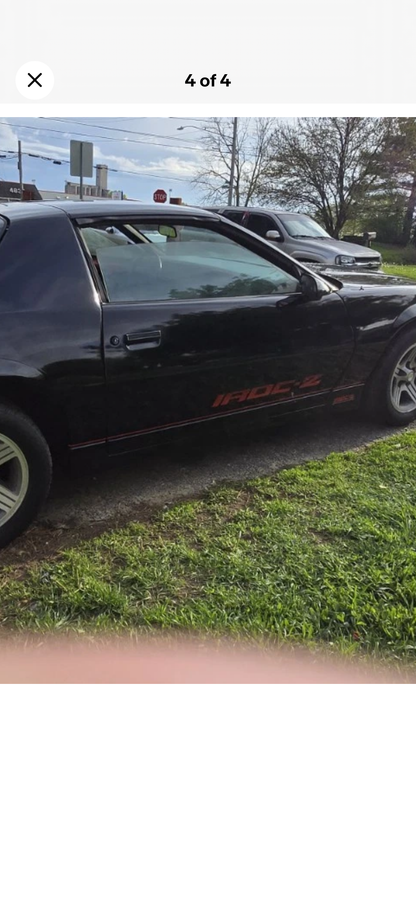 1985-1990 IROC Z DOOR DECALS - SET OF 2  CAMARO, Z 28 Solid Or Stripes