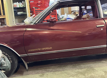 Chevrolet Monte Carlo SS Vinyl Decals