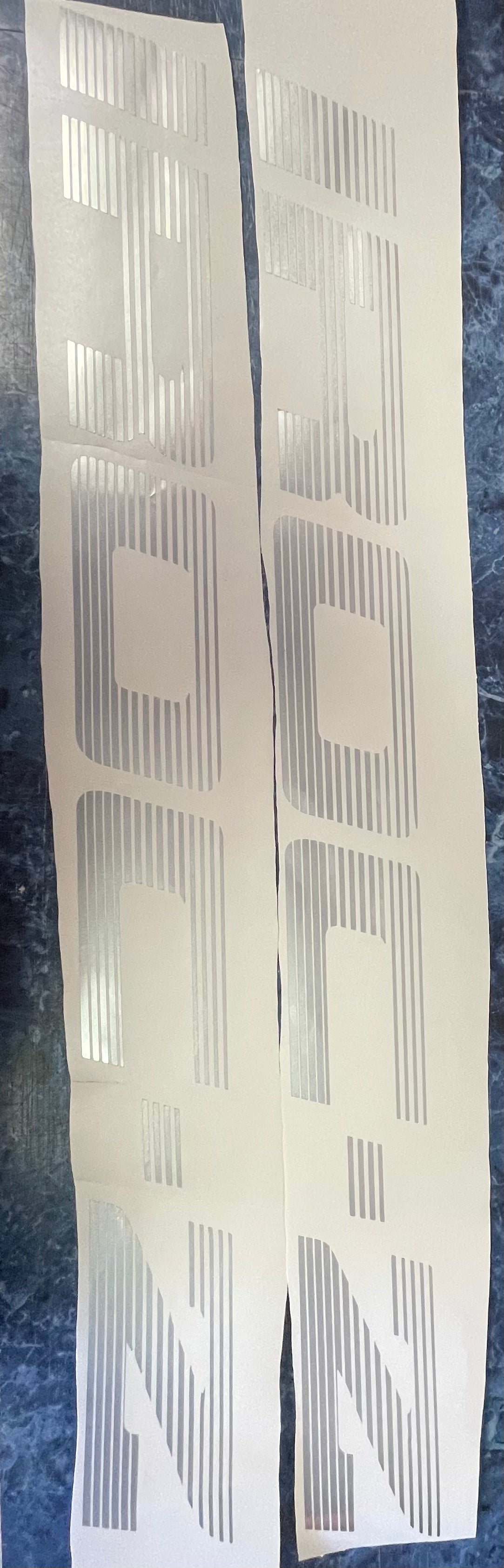 Phoenix Graphix IROC-Z Door Vinyl Decals - Gold Pair For 1985-1990 Chevrolet Camaro