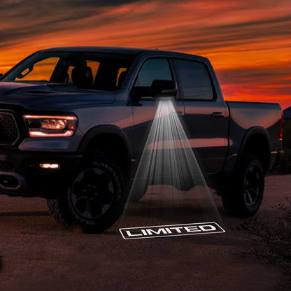 RAM 1500 3rd/4th/5th Gen Premium Side Wing Mirror Puddle Lights Various Designs 2002-2026