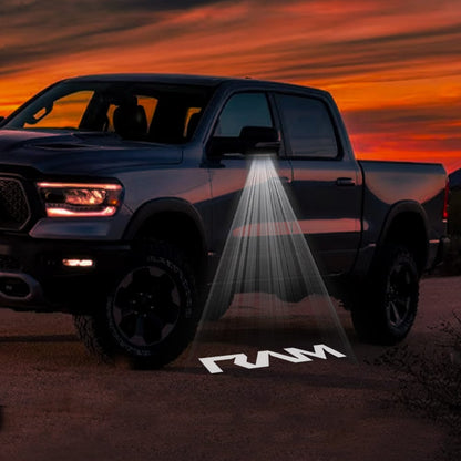 RAM 1500 3rd/4th/5th Gen Premium Side Wing Mirror Puddle Lights Various Designs 2002-2026