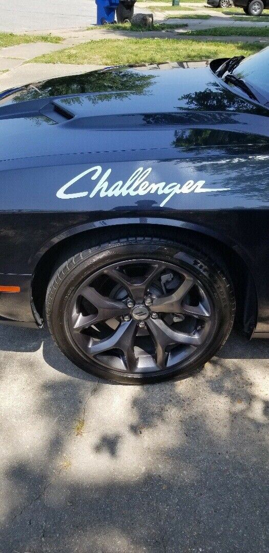 dodge challenger decal various colors