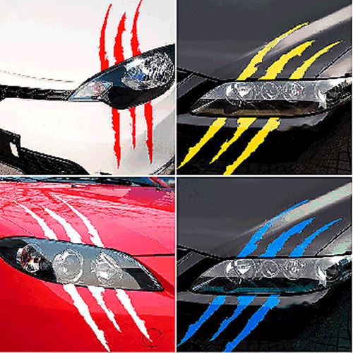 Claw Scratch Mark Decal Various Colors