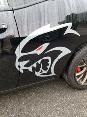 Cj3 vinyl Dodge Hellcat SRT Decal