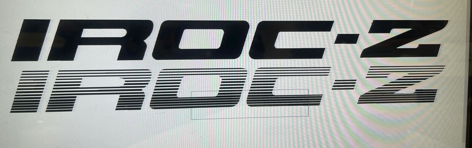 Za Roc Sticker 1985-1990 IROC Z DOOR DECALS - SET OF 2 CAMARO, Z 28 Solid Or Stripes ...