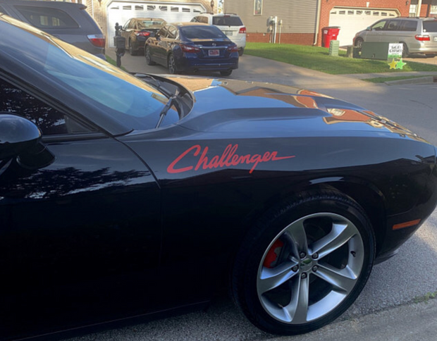 Vinyl Decal Fits Challenger Dodge Mopar Stickers Racing Stripes (Unofficial)