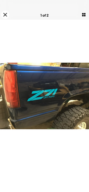2X 1997-1999 Chevy Z71 Off Road  Decals Silverado GMC Sierra Truck Vinyl Stickers(various colors)